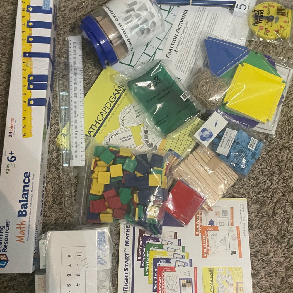 NEW Right Start Math Kit Level A B C D + Rightstart Mathematics